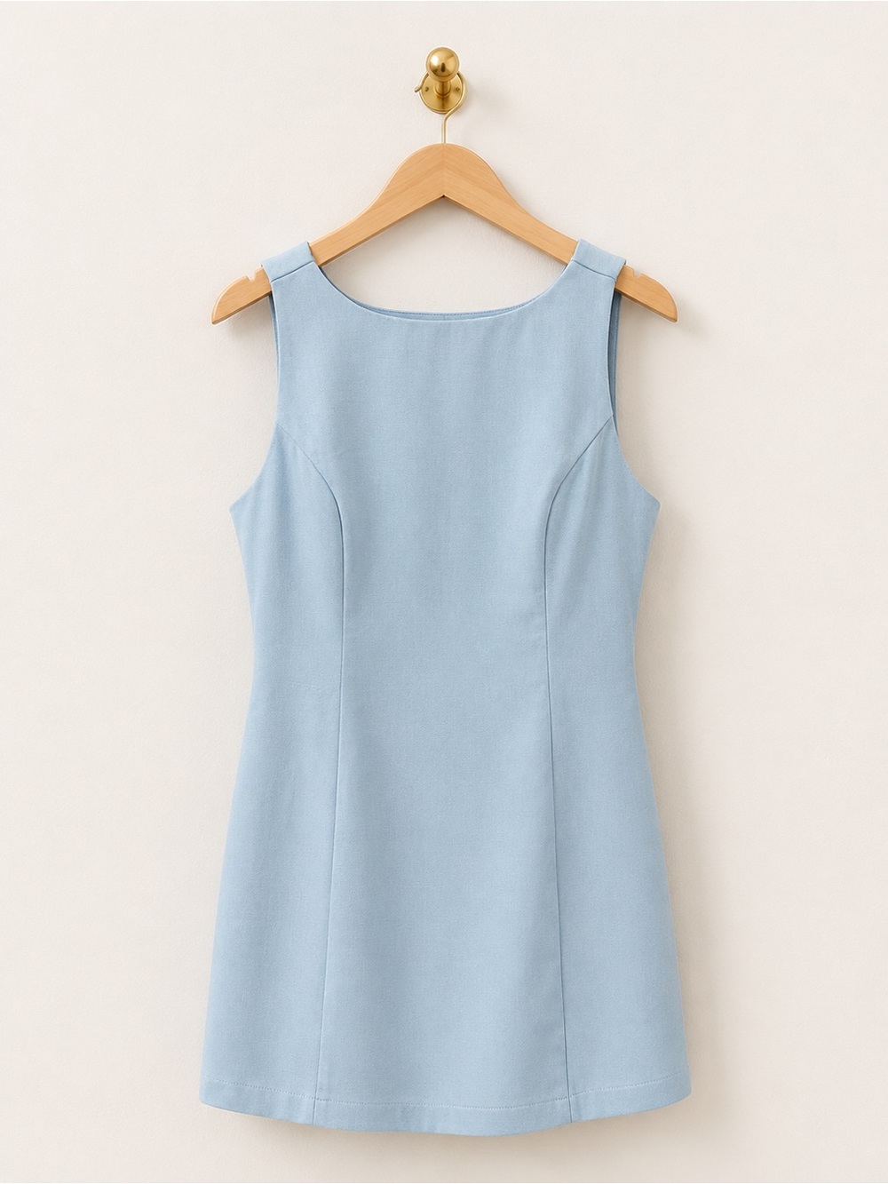 VICI Baby Blue Sleeveless Fit & Flare Mini Dress | Medium